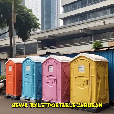 sewa toilet portable caruban